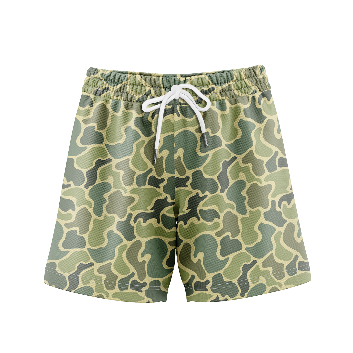 Men’s Camo Athletic Shorts – Duck Hunting Style