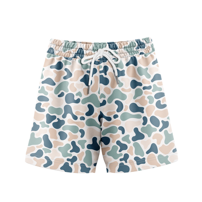 Men’s Camo Athletic Shorts – Duck Hunting Style