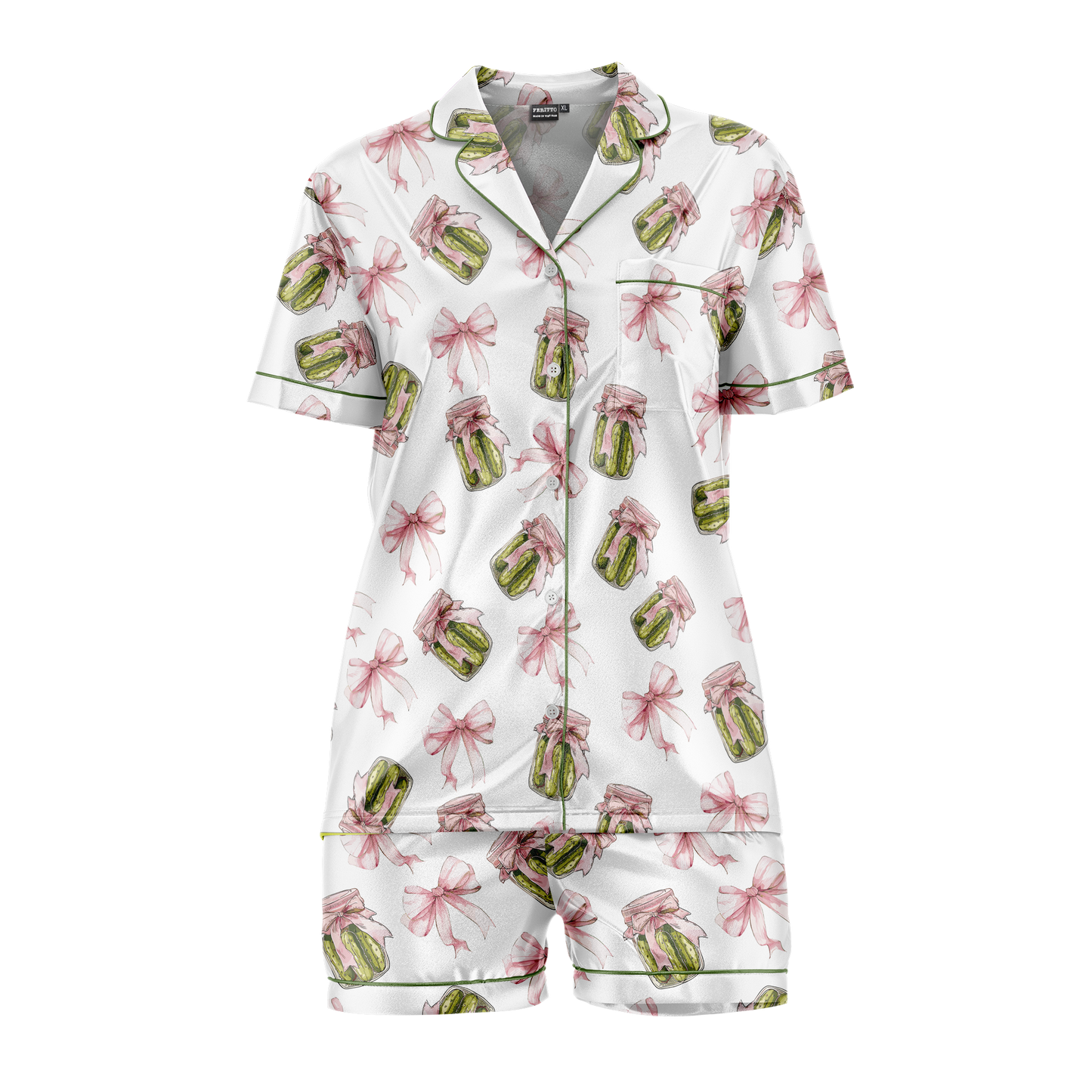 Pajamas Vintage Canned Pickles Women's Set - Sleepwear
