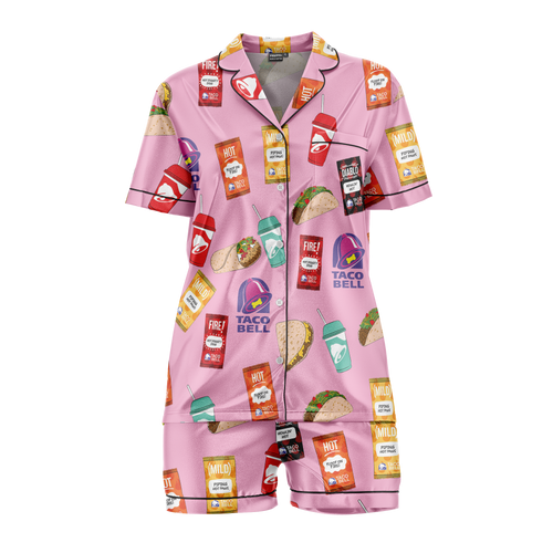 Tacobell Vibe Pajama Set – Cute Comfort Sleepwear