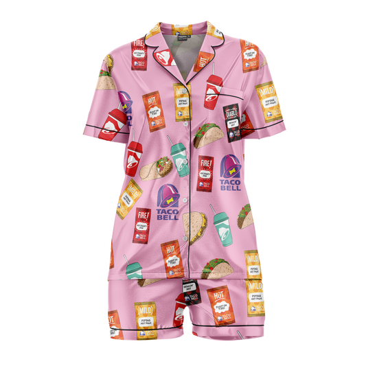 Tacobell Vibe Pajama Set – Cute Comfort Sleepwear