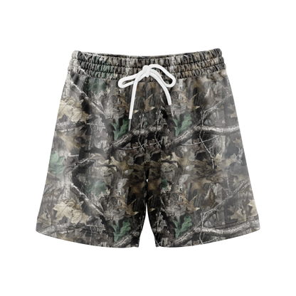 Men’s Duck Camo Sport Shorts – Breathable Mesh