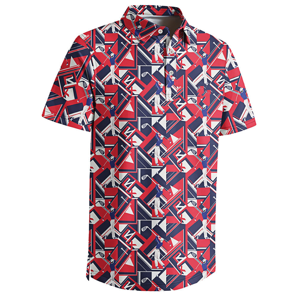 The Ryder Cup Performance Golf Polo| 4-Way Stretch & Quick-Dry Comfort