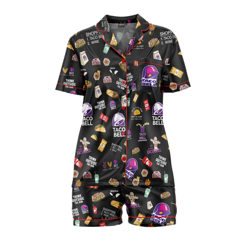 Tacobell Vibe Pajama Women's Set – Cute Comfort Sleepwear