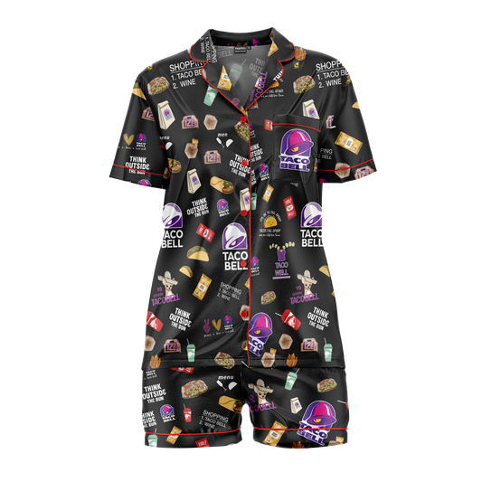 Tacobell Vibe Pajama Women's Set – Cute Comfort Sleepwear