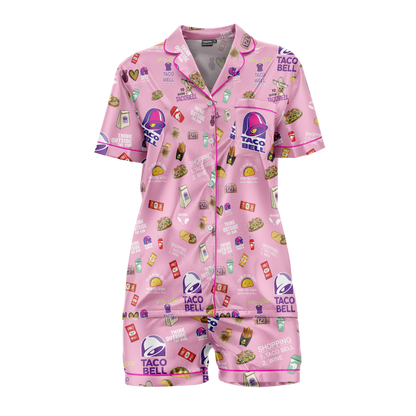 Tacobell Vibe Pajama Women's Set – Cute Comfort Sleepwear