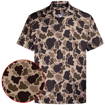 Camo Hawaiian Shirt | Quick-Dry, Breathable & Bold Print