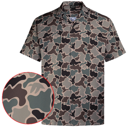 Camo Hawaiian Shirt | Quick-Dry, Breathable & Bold Print