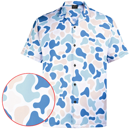 Camo Hawaiian Shirt | Quick-Dry, Breathable & Bold Print
