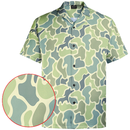 Camo Hawaiian Shirt | Quick-Dry, Breathable & Bold Print